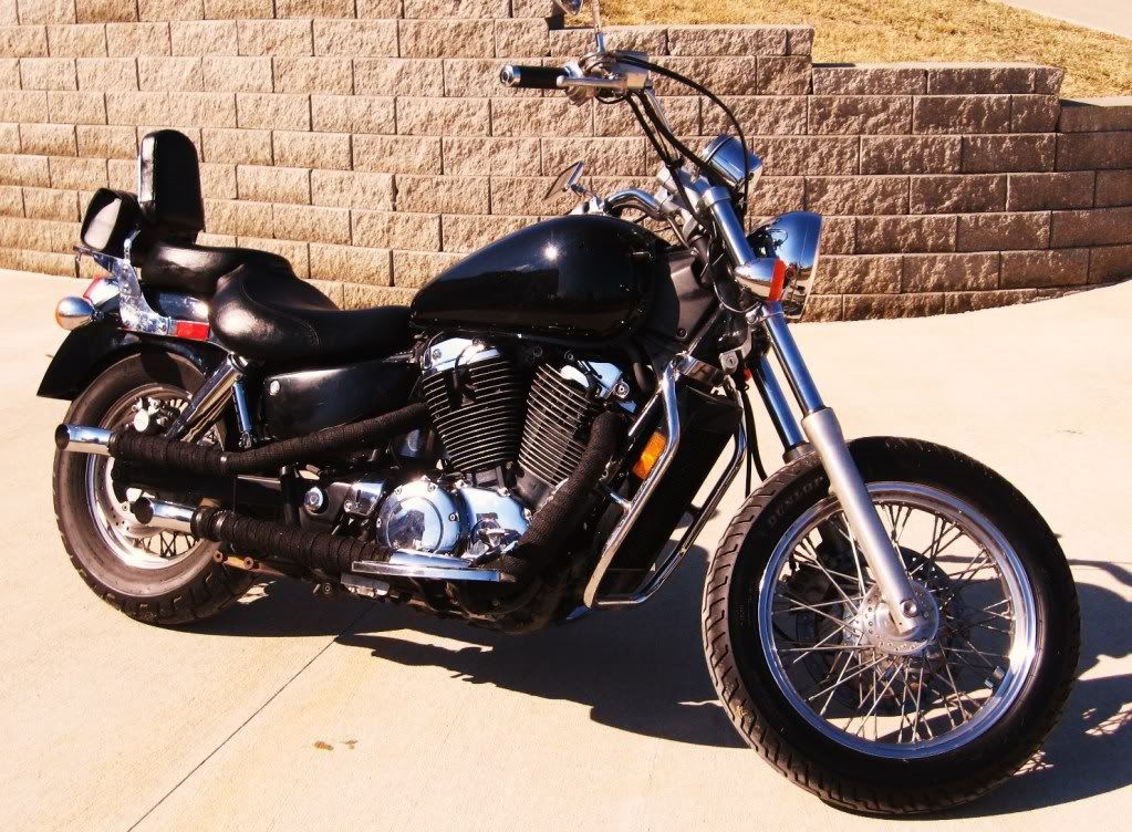 honda shadow 750 straight pipes