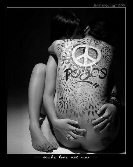 Make Love Not War Tattoo Back Pictures, Images and Photos