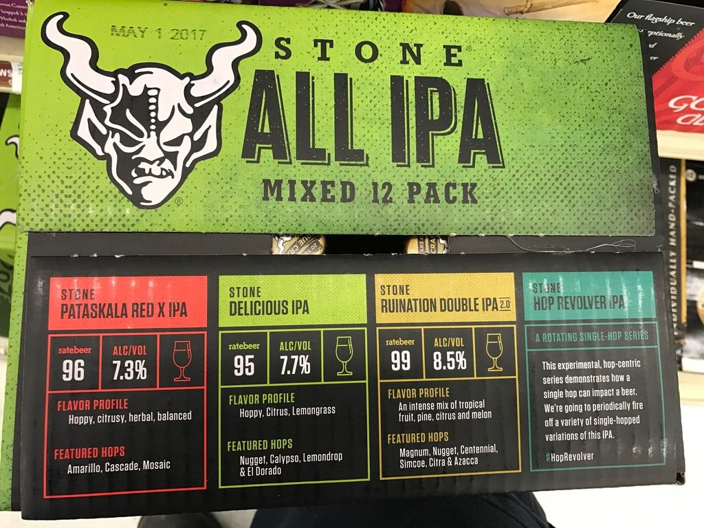 New Stone All IPA Mixed 12 Pack Community BeerAdvocate