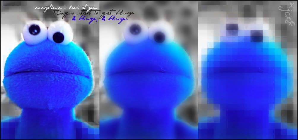 Cookie Monster Collage