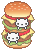 NyankoBurgers.gif Nyanko burger image by MashiMaro135
