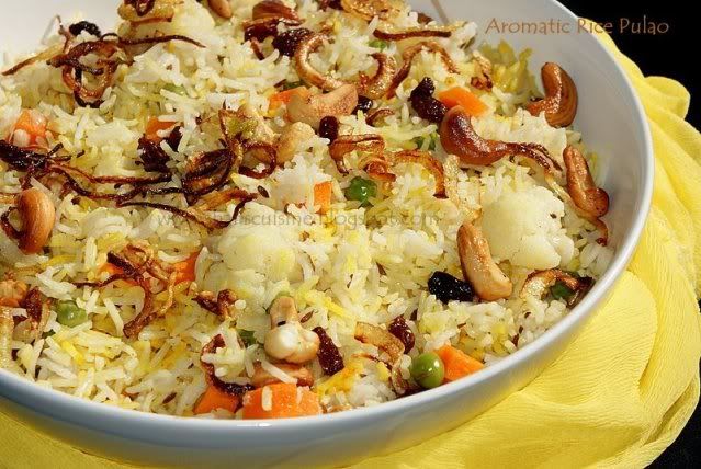 basmati rice pulao