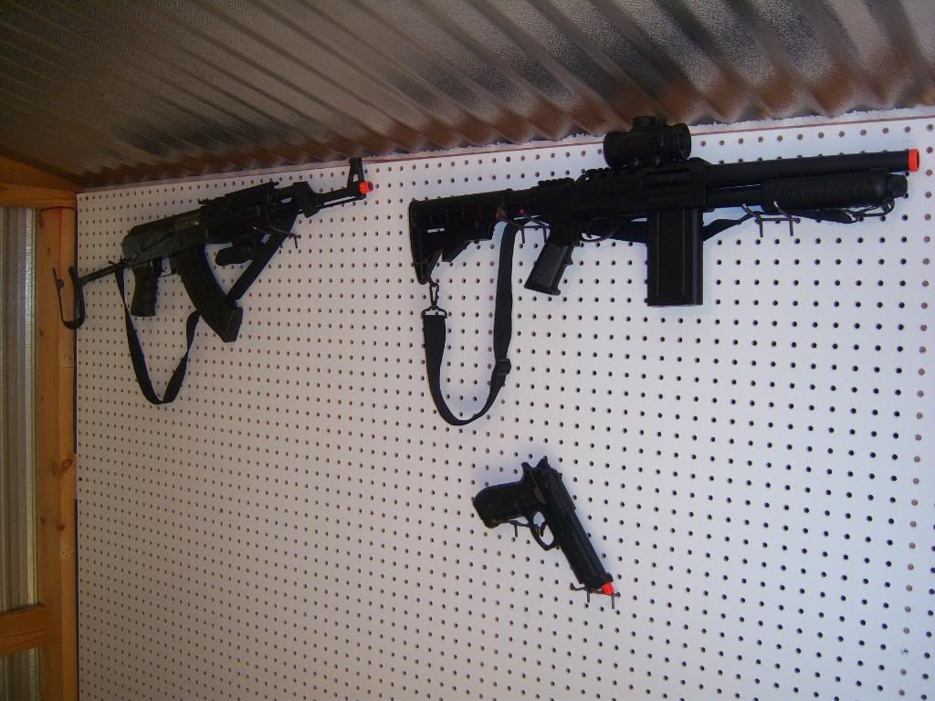 More Pegboard Gun Wall Photo by shaggybird Photobucket