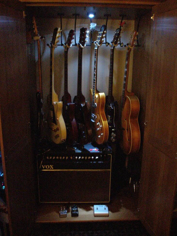 Cost Effective Guitar Amp Storage Cabinet