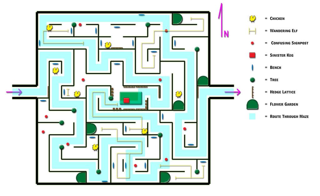 LOTRO Spring Festival Maze Map Photo by hammerman1993 Photobucket