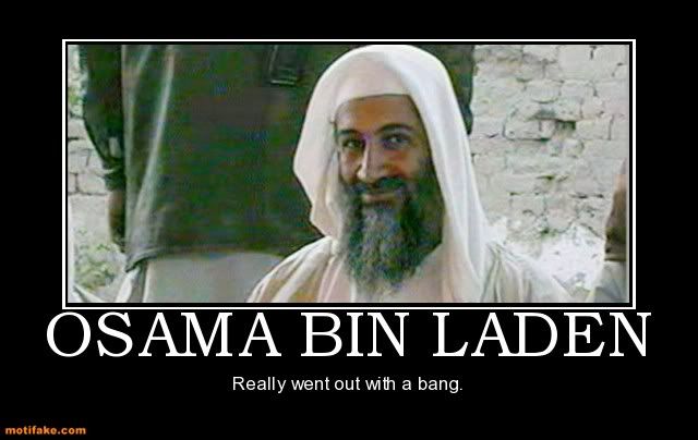 Bin Laden posters used for. Osama Bin Ladin is Dead Page.