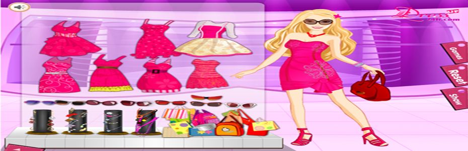 4 barbie dress up games