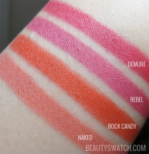 ESTEE LAUDER PURE COLOR SHEER MATTE LIPSTICK - Demure, Rebel, Rock Candy, Naked - Review Photos Swatches ESTEE LAUDER PURE COLOR SHEER MATTE LIPSTICK - Demure, Rebel, Rock Candy, Naked - Review Photos Swatches