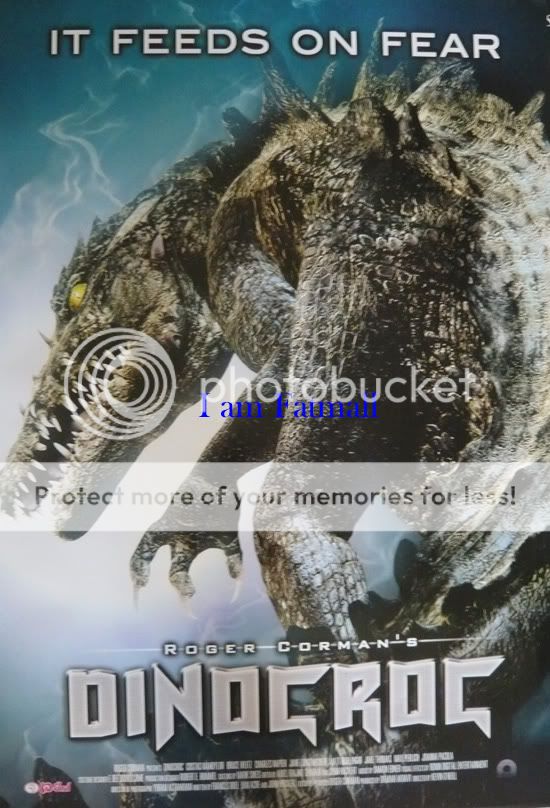 DINOCROC POSTER crocodile monster Roger Corman YONGGARY  