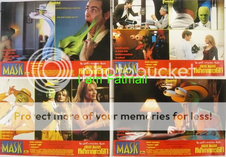    The Mask (1994) original Thai movie Lobby Card set