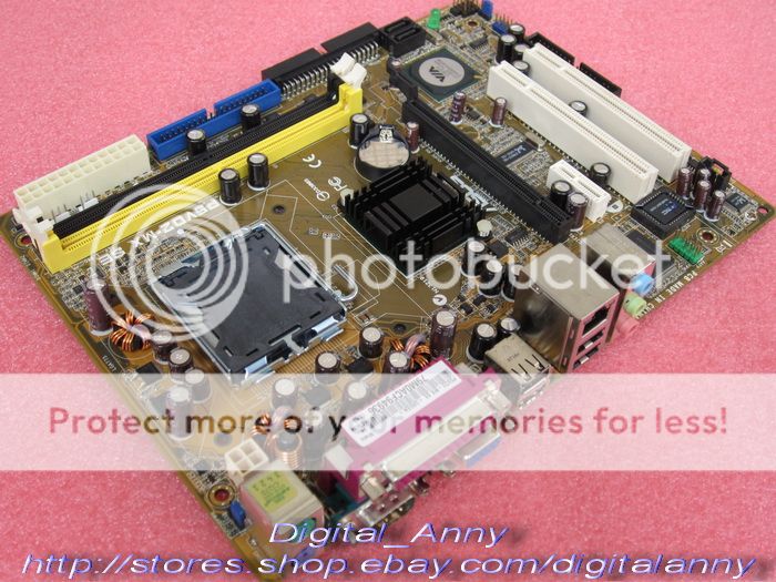 New Asus P5VD2 MX SE Motherboard Via P4M890 LGA 775 DDR2 in Original 