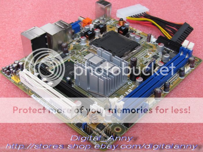 ASUS IPILP AR Motherboard Locktite GL8E Mini ITX LGA775  