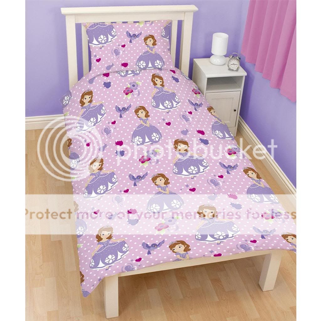Disney Princess 'Sofia The First' Duvet Cover New Reversible 2 in 1 Rotary